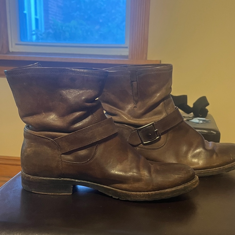 Frye Brown Ankle Boots